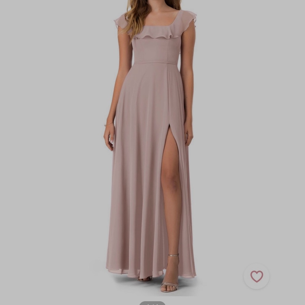 Elegant Mauve Evening Gown